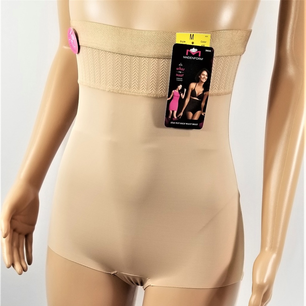 Maidenform Stay Put High Waist Brief - Picture 3 of 4